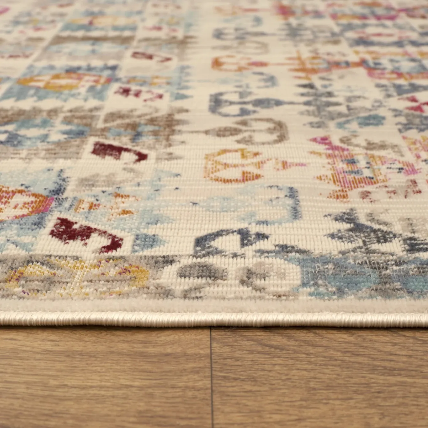 Kasmir Rugs 7/24 Jute Embroidery Rug, 80cmx150cm, Multi - Image 4