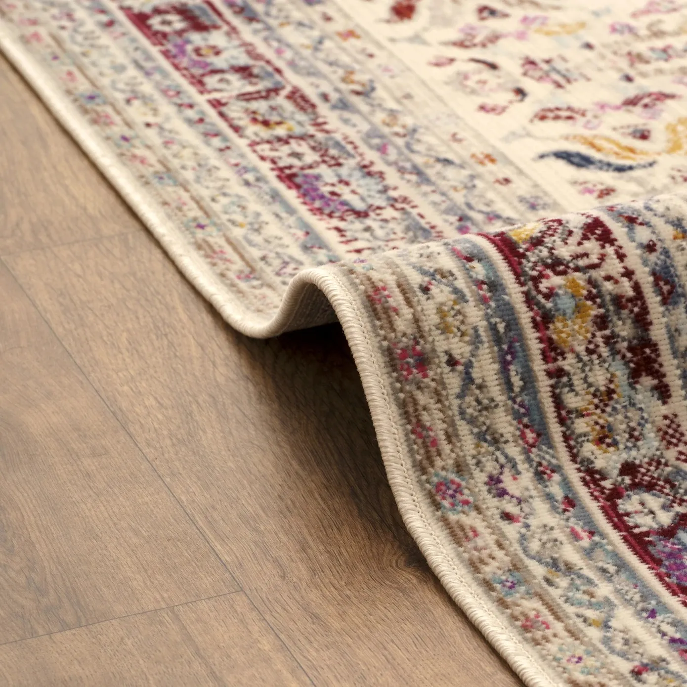 Kasmir Rugs 7/24 Jute Rose Rug, 80cmx150cm, Multi - Image 4