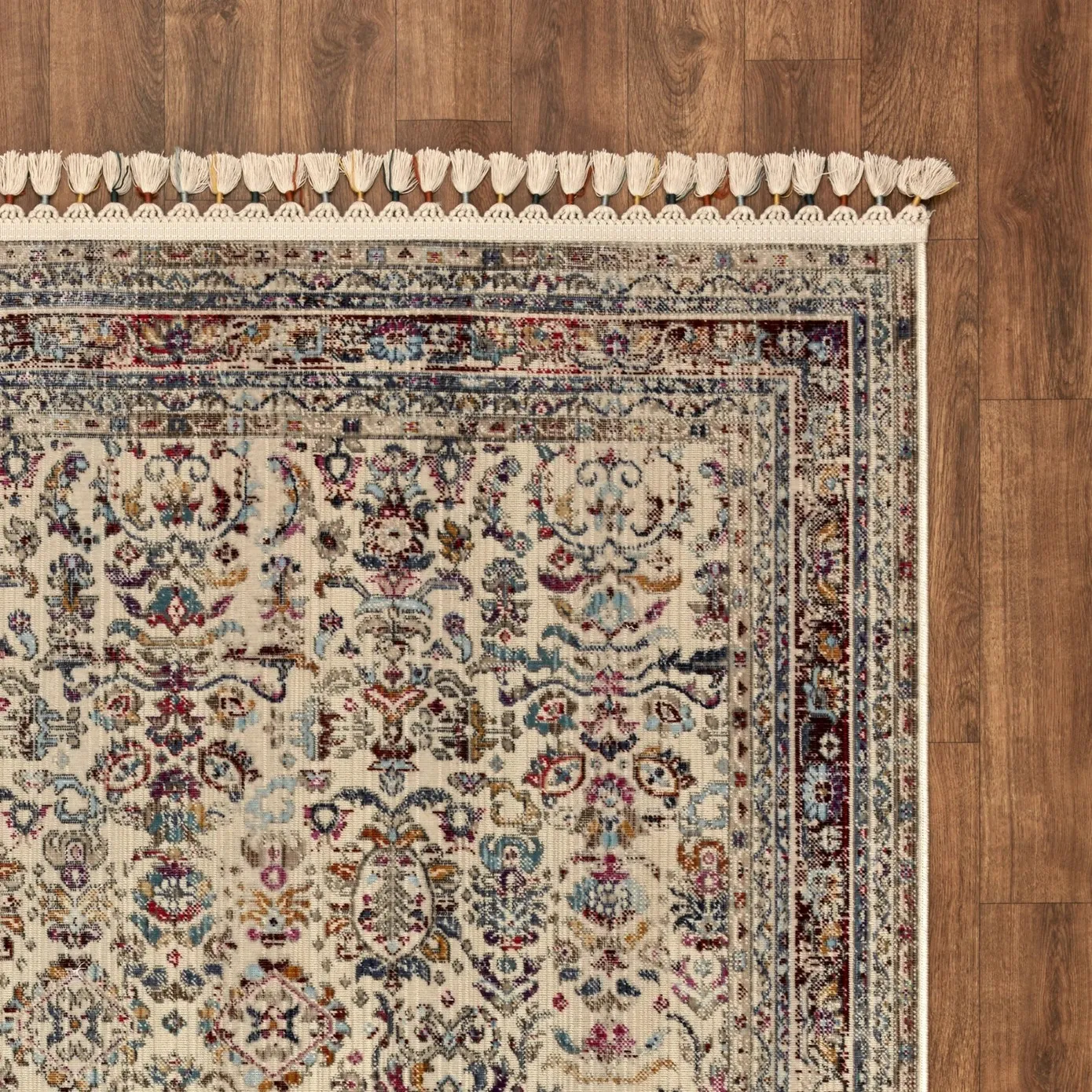 Kasmir Rugs 7/24 Jute Rose Rug, 80cmx150cm, Multi - Image 6