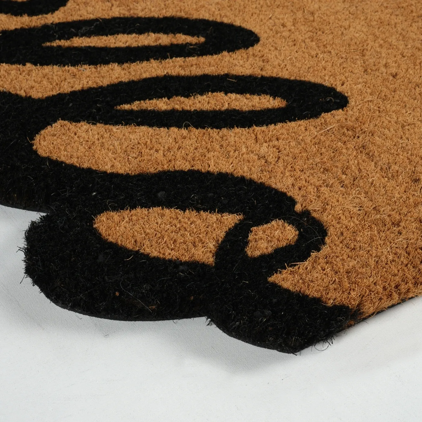 Kaşmir Rugs 7/24 Patterned Hello Coco Door Mat, 45cmx75cm, Multi - Image 3