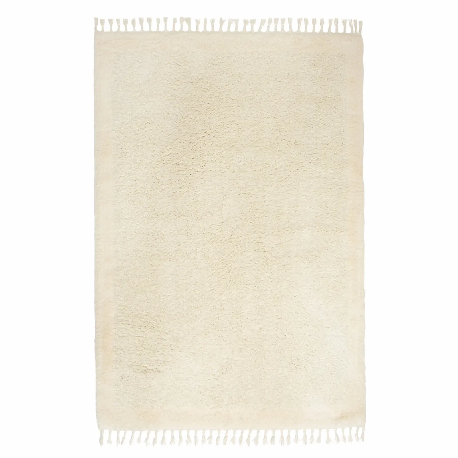 Kasmir Rugs 724 Plushy Coco Rug, 160cmx230cm, White - Image 2