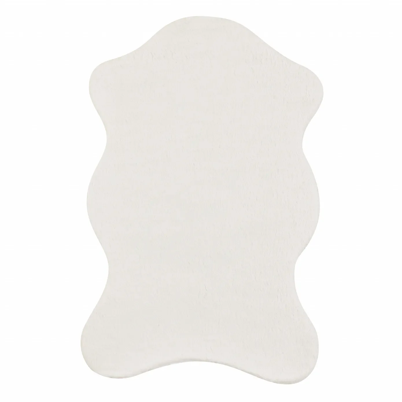 Kasmir Rugs 7/24 Cosy Premium Faux Fur Rug, 100cmx150cm, White - Image 2