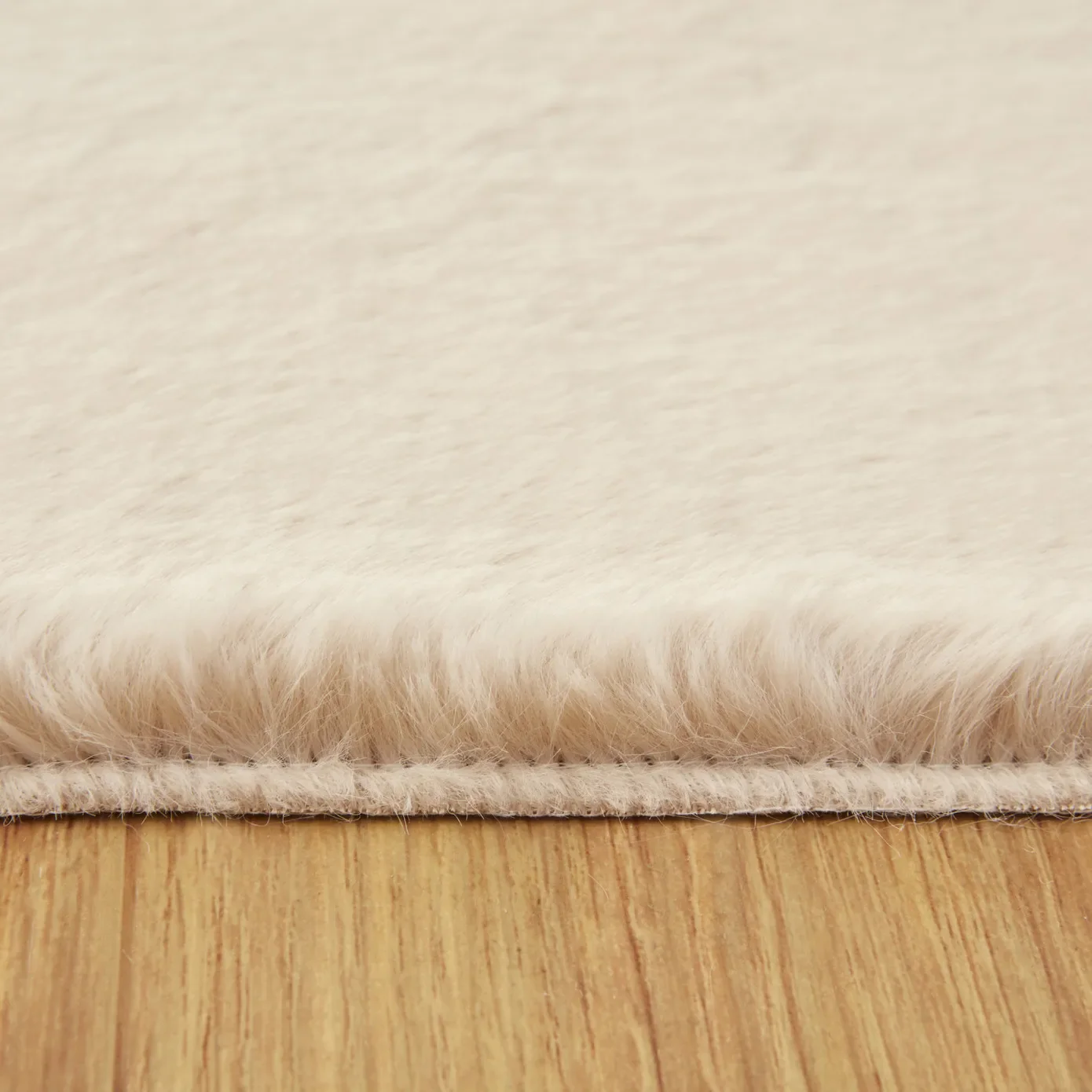 Kasmir Rugs 7/24 Premium Faux Fur Rug, 120cmx180cm, Beige - Image 4
