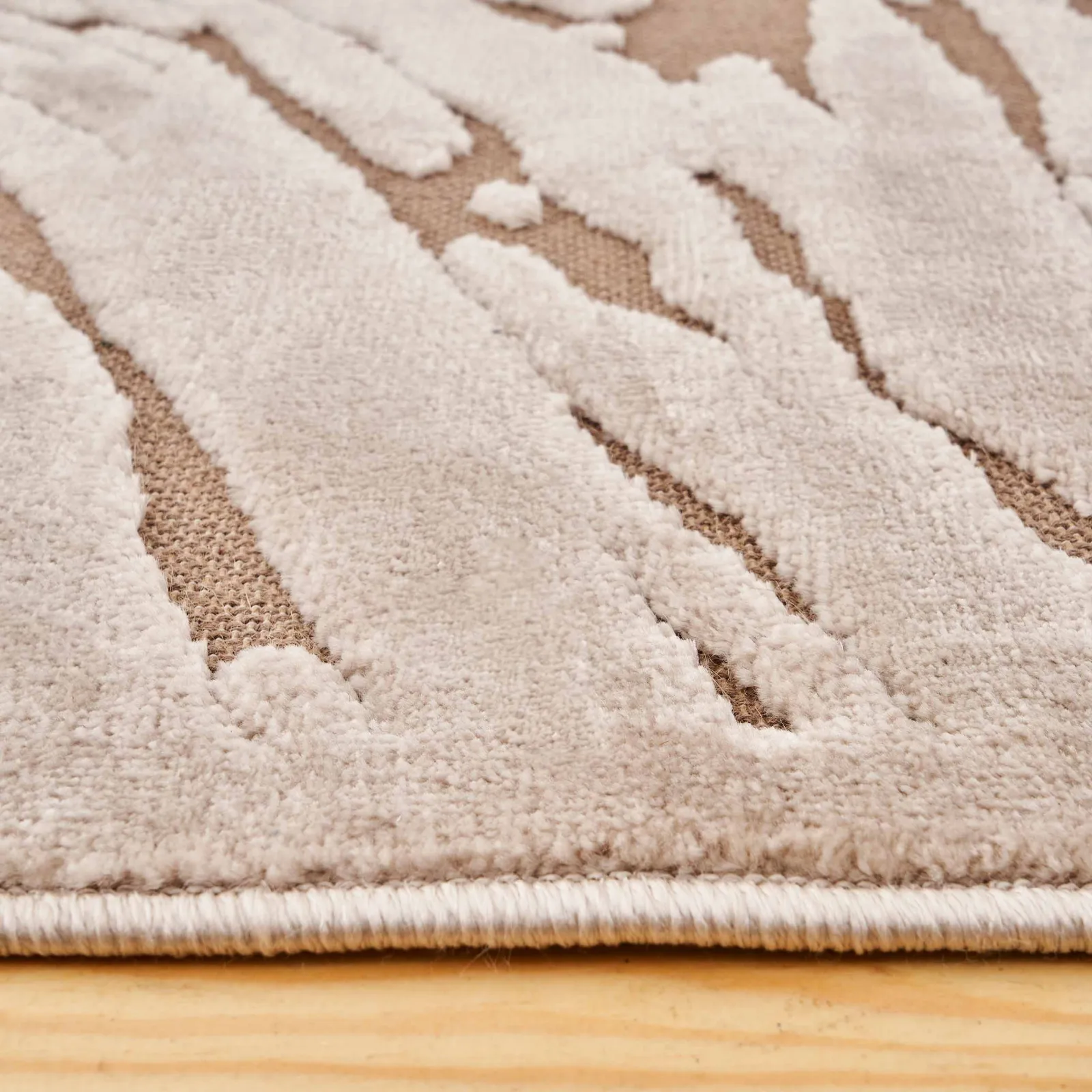 Kasmir Rugs 724 Scandinavian Orken Rug, 80cmx300cm, Beige - Image 4