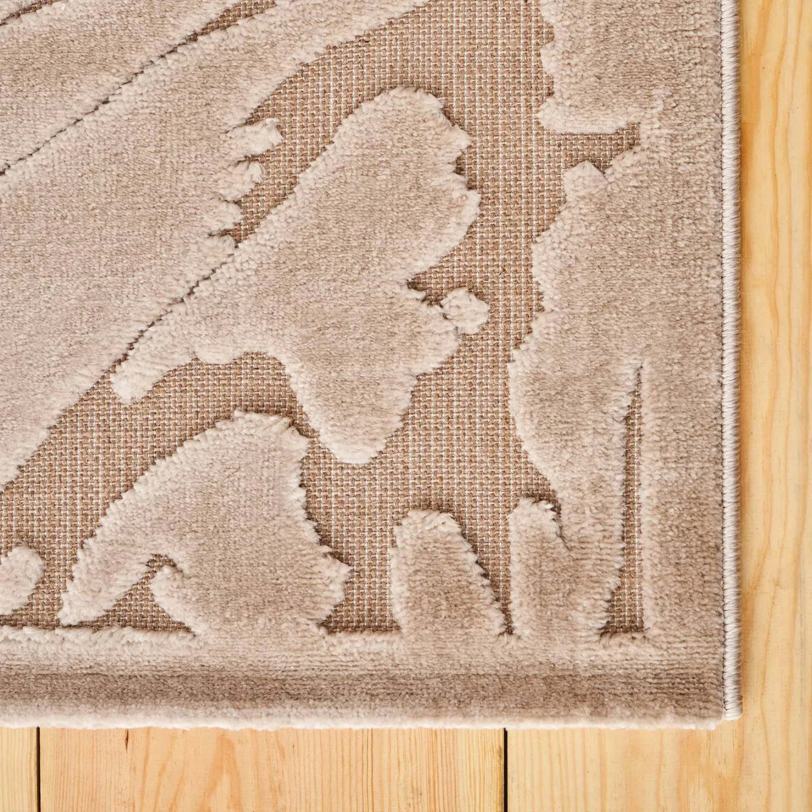 Kasmir Rugs 724 Scandinavian Orken Rug, 80cmx300cm, Beige - Image 5