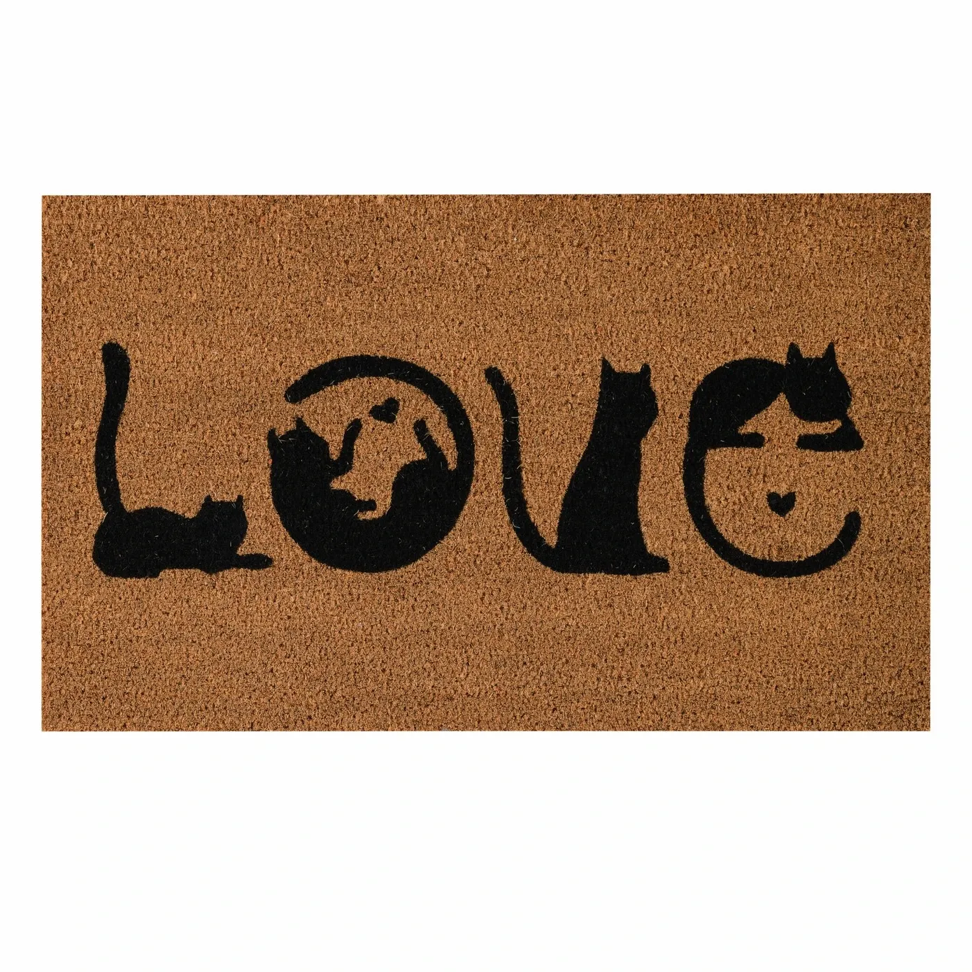 Kasmir Rugs Cat Love Coco Door Mat, 45cmx75cm, Multi - Image 2