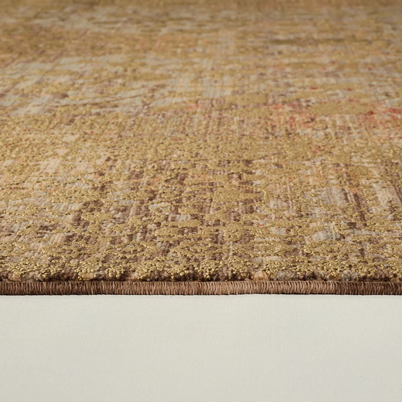 Kasmir Rugs Viskon Limited Edessa Gold Rug, 160cmx230cm, Brown - Image 5