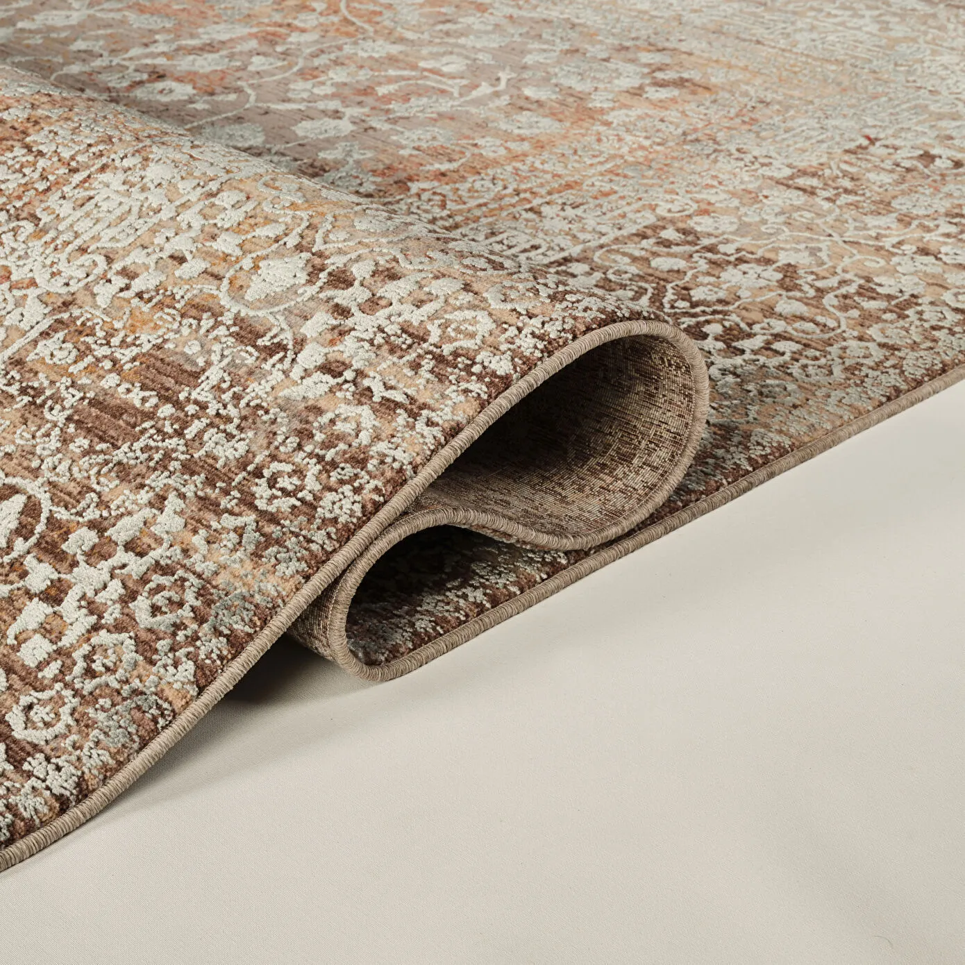 Kasmir Rugs Viskon Limited Edessa Gold Rug, 200cmx290cm, Grey - Image 4