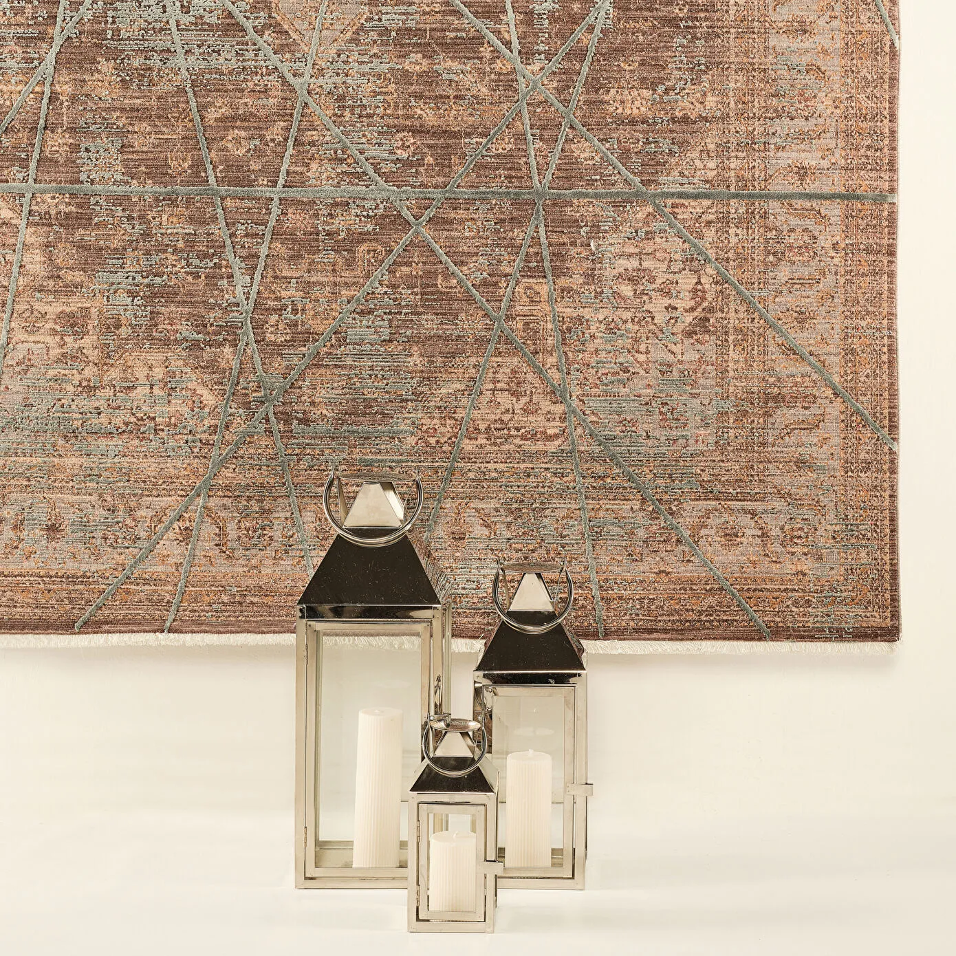 Kasmir Rugs Viskon Limited Serene Rug, 160cmx230cm, Grey - Image 2