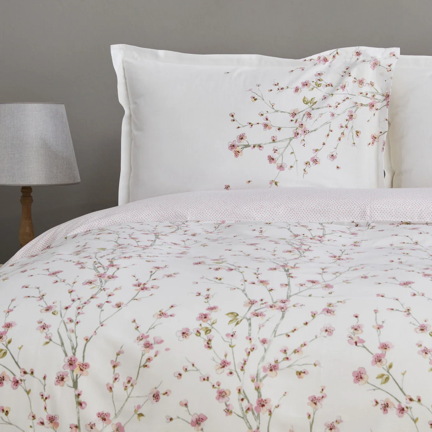 Karaca Home Annata 100% Turkish Cotton Bedding Set, Double, Somon - Image 2