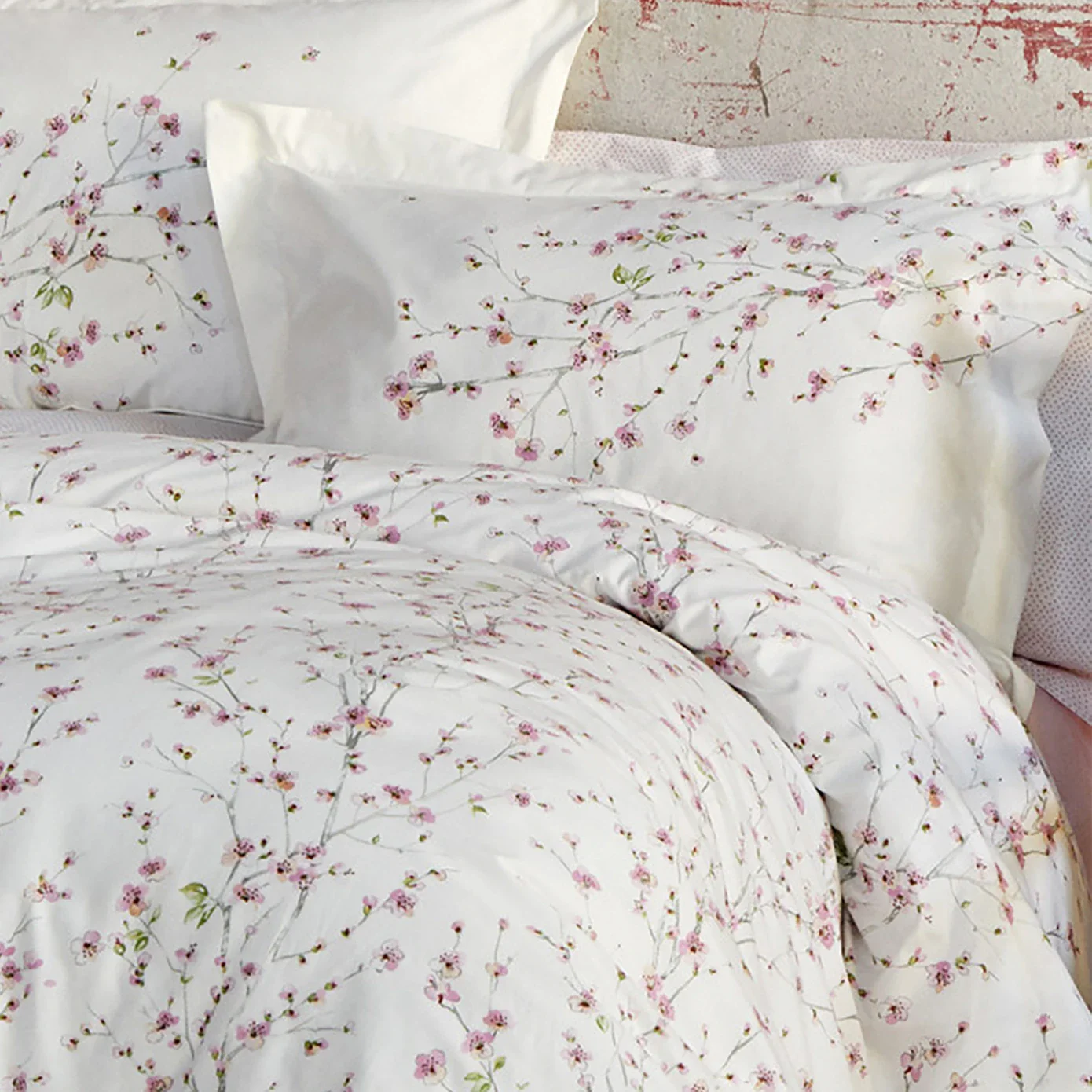 Karaca Home Annata 100% Turkish Cotton Bedding Set, Double, Somon - Image 6
