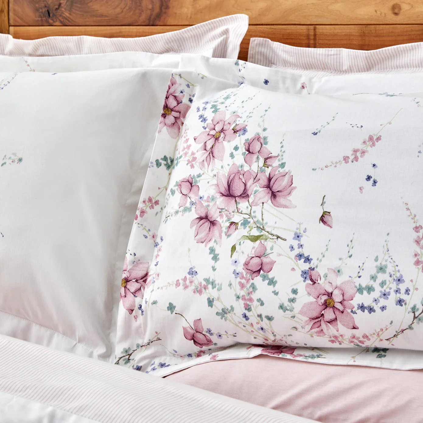 Karaca Home Dalila 100% Turkish Cotton Duvet Cover Set, Double, Pink - Image 2