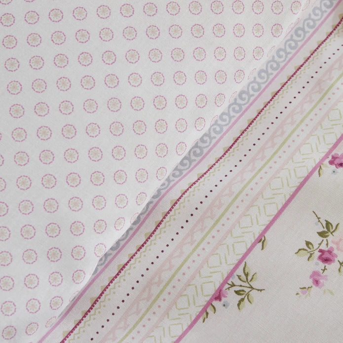 Karaca Home Glen Pink 100% Turkish Cotton Duvet Cover Set, Single - Image 5
