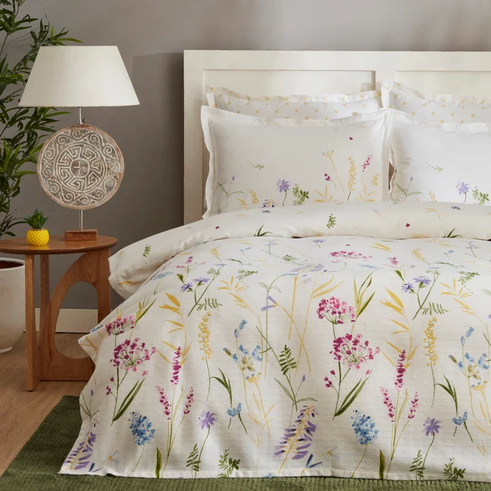 Karaca Home Jody Double 100% Turkish Cotton Duvet Set, Yellow - Image 3