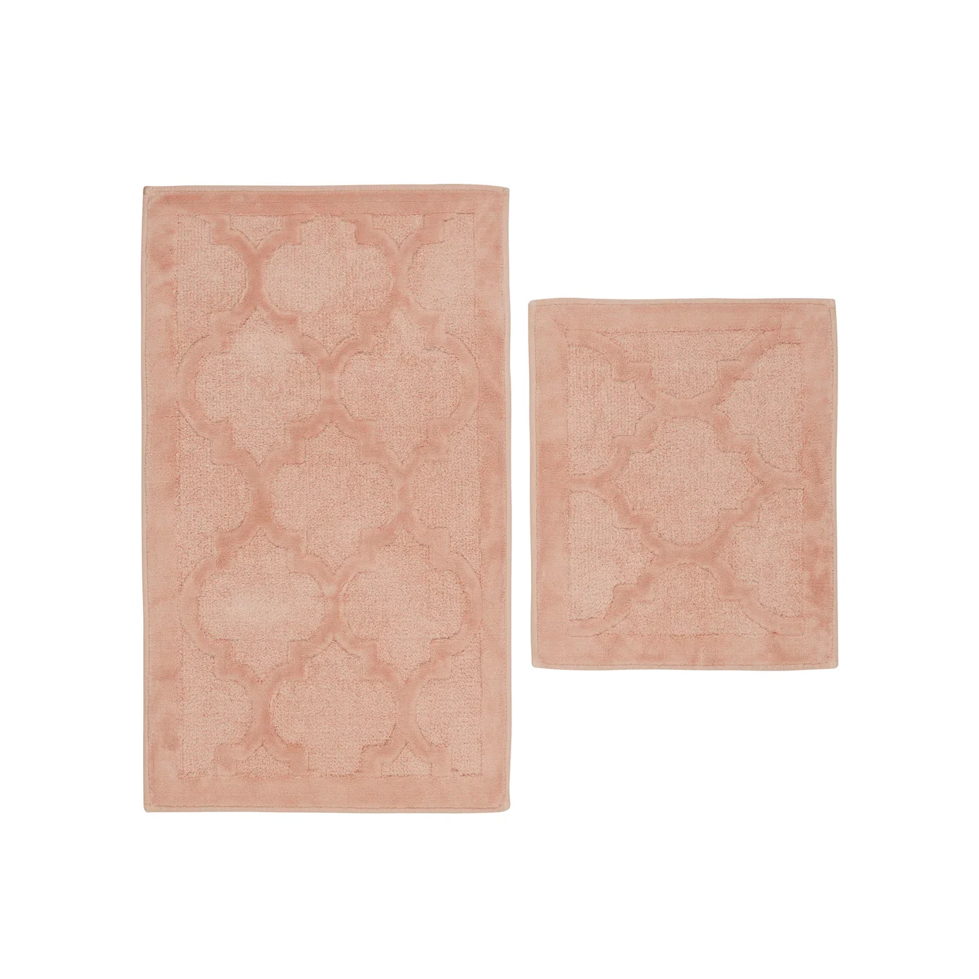 Karaca Home Katy 2-Piece Bath Mat, Powder - Image 2