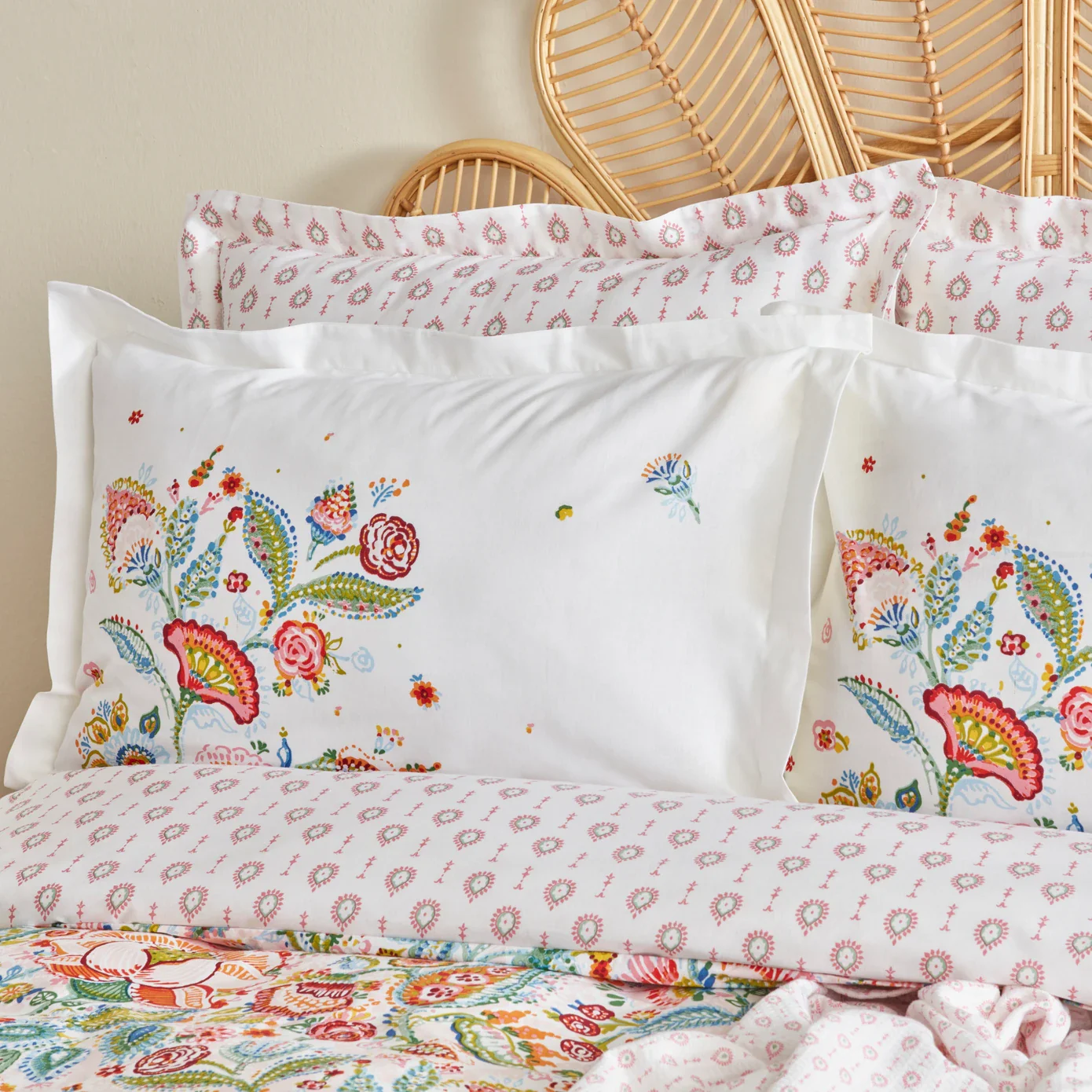 Karaca Home Sarthe 100% Turkish Cotton Duvet Cover Set, Double, Multi - Image 5
