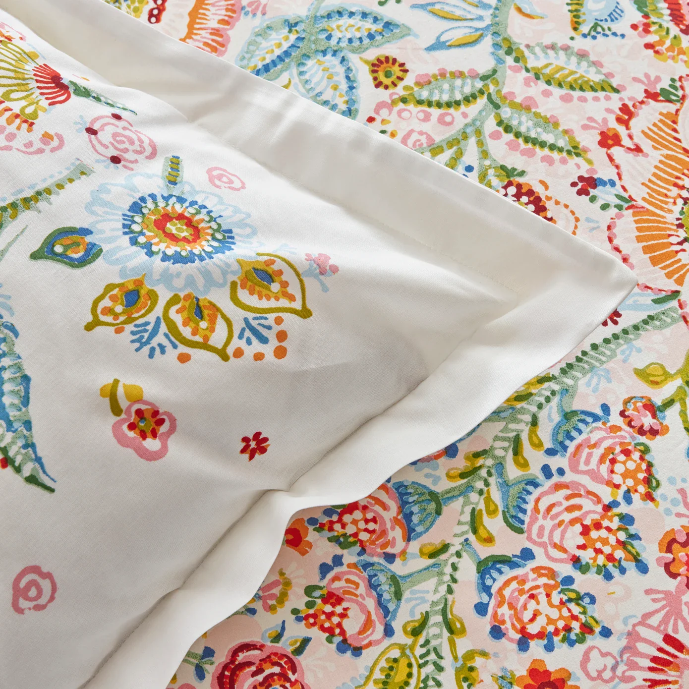 Karaca Home Sarthe 100% Turkish Cotton Duvet Cover Set, Double, Multi - Image 6