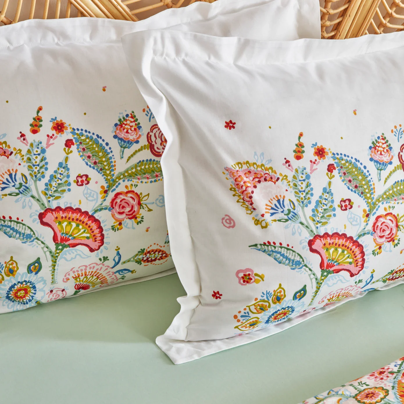 Karaca Home Sarthe 100% Turkish Cotton Duvet Cover Set, Double, Multi - Image 7