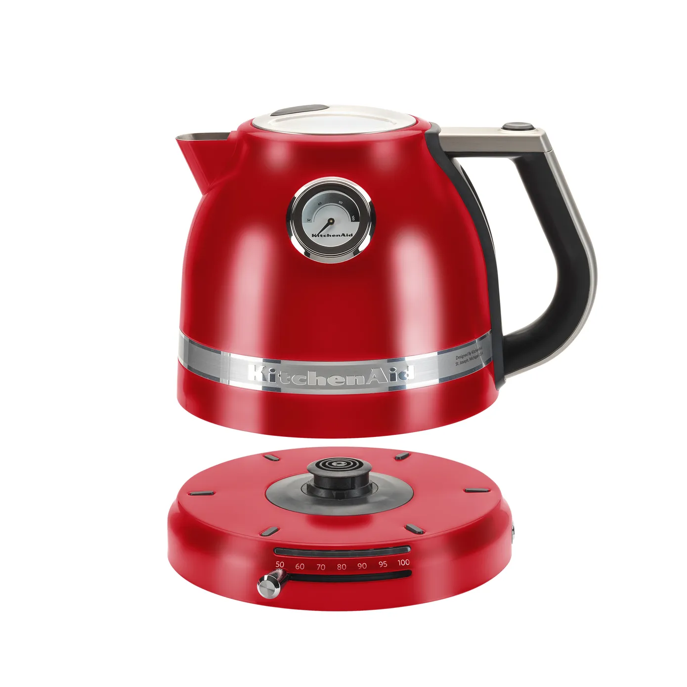 KitchenAid Artisan Variable Temperature Kettle, 1.5L, Empire Red - Image 3