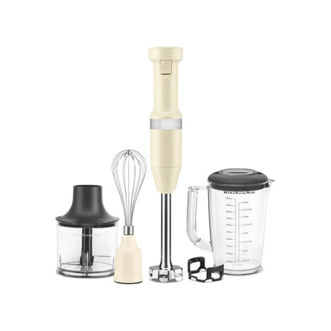 KitchenAid Hand Blender with Accessories, 1L Bottle, 180W, Almond Cream - Image 3