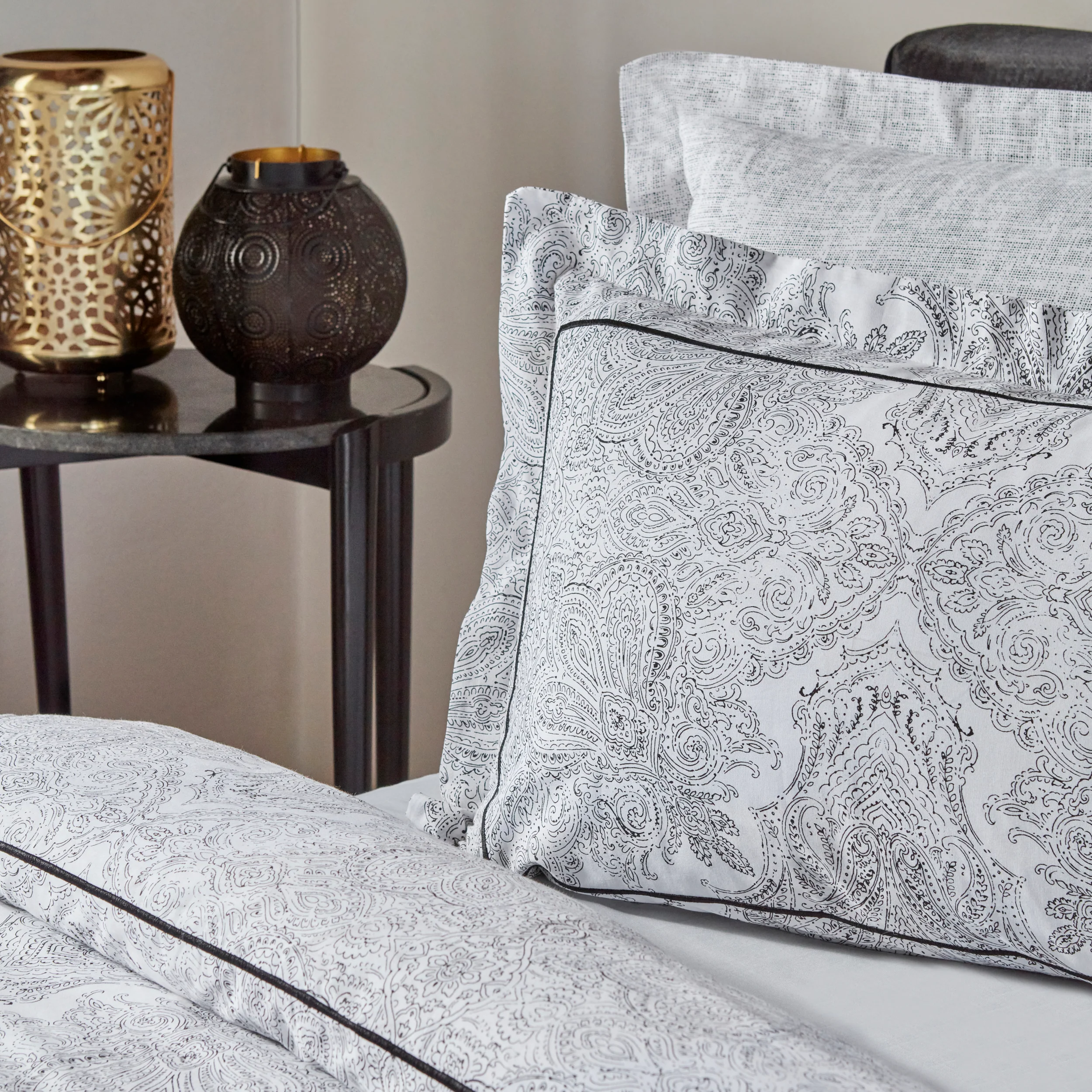 Karaca Artco 100% Cotton Duvet Cover Set, Single - Image 3