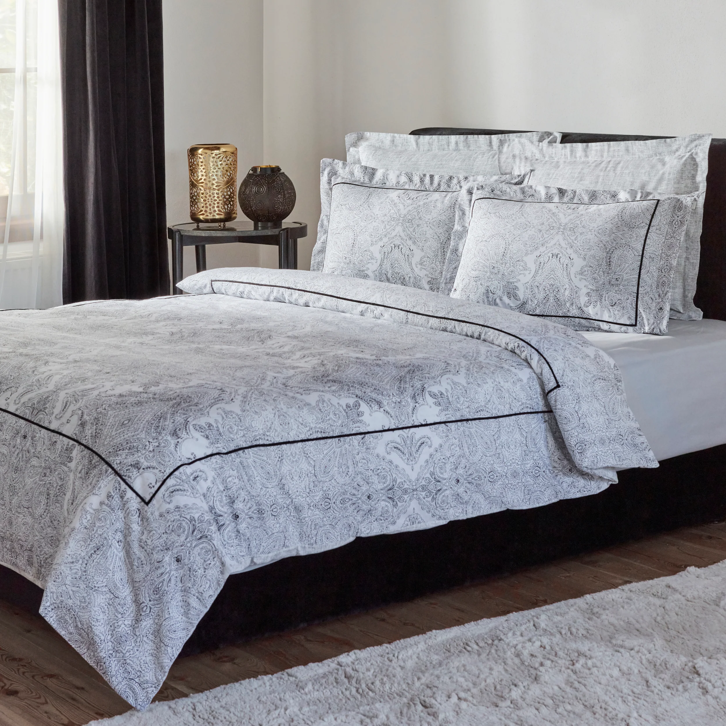 Karaca Artco 100% Cotton Duvet Cover Set, Single - Image 5