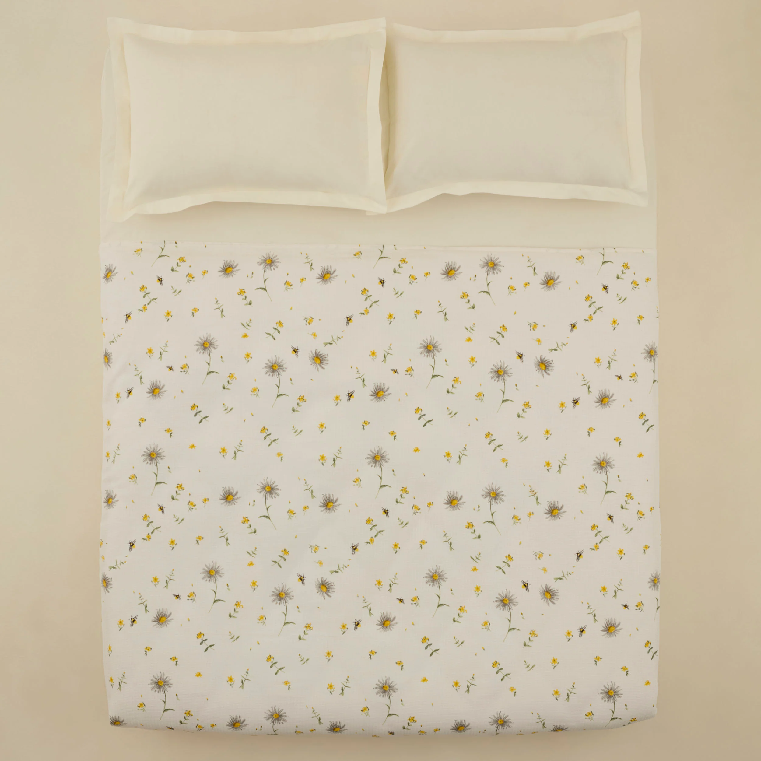 Karaca Emma 100% Cotton Pique, Double, 200x220cm, Yellow - Image 9