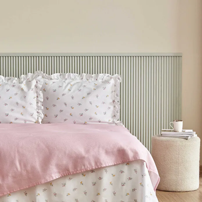 Karaca Lidya 100% Cotton Bedding Set, Double, Pink - Image 4