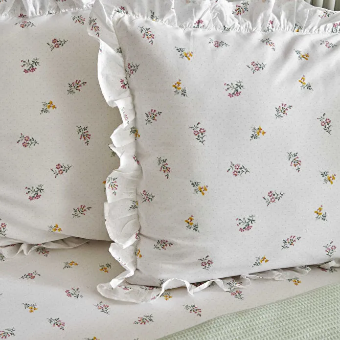 Karaca Lidya 100% Cotton Bedding Set, Double, Green - Image 7