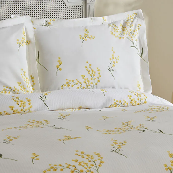 Karaca Loretta 100% Cotton Bedding Set, Double, Yellow - Image 3