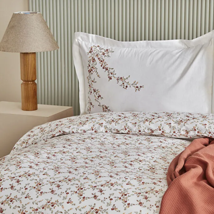 Karaca Mizu 100% Cotton Duvet Cover Set with Bedspread, Double, Multi - Image 3