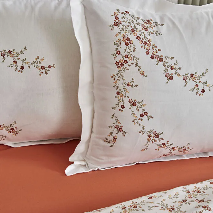 Karaca Mizu 100% Cotton Duvet Cover Set with Bedspread, Double, Multi - Image 6
