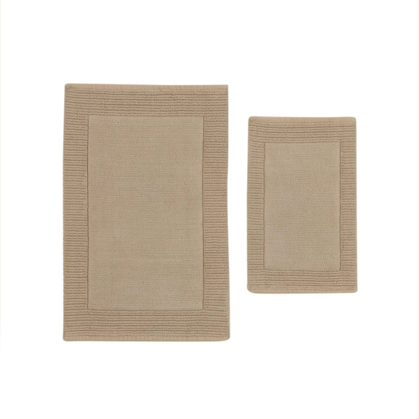 Karaca Odetta Bath Mat Set, 60x90cm+40x60cm, Ecru - Image 4