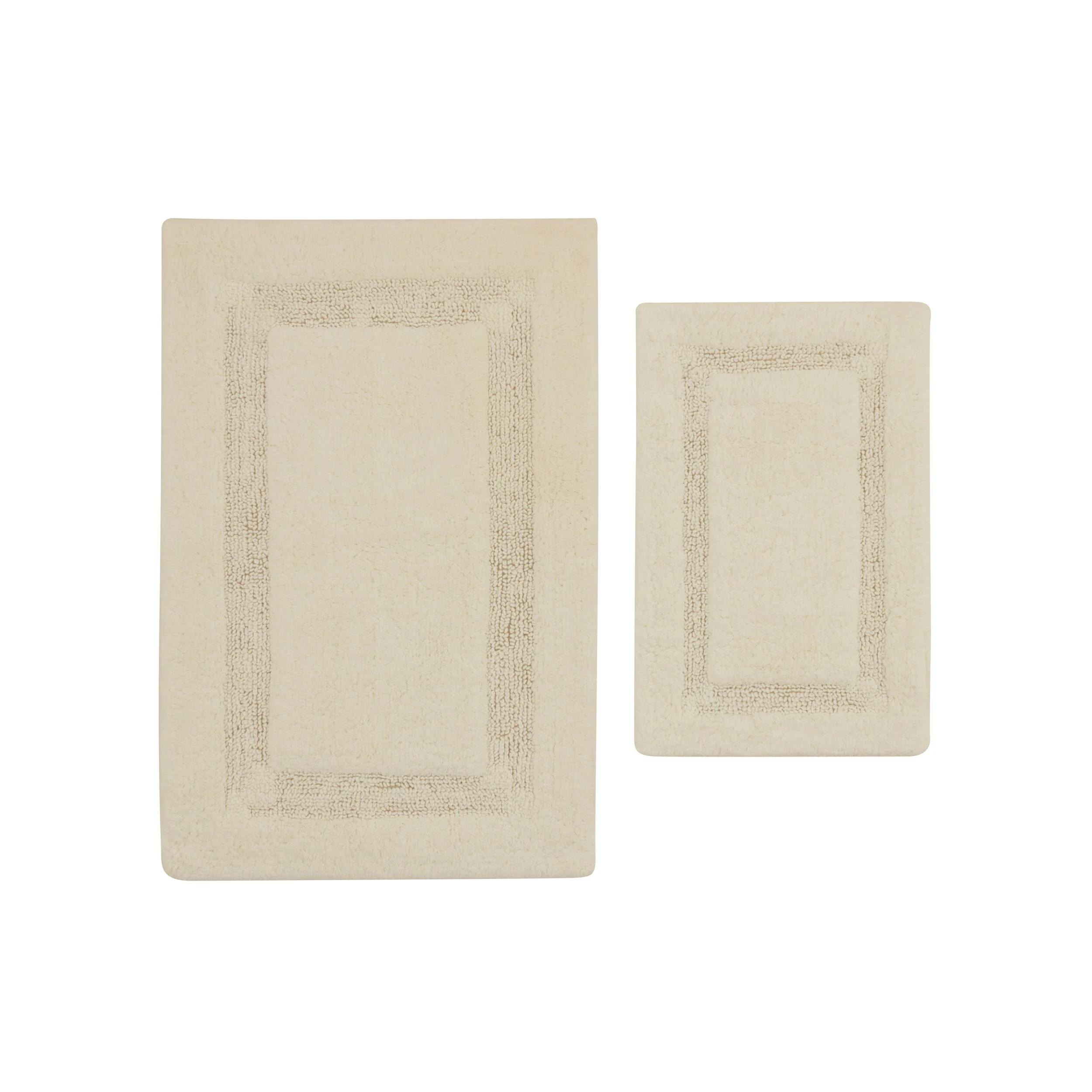 Karaca Pauline Bath Mat Set, 60x90cm+40x60cm, Offwhite - Image 4