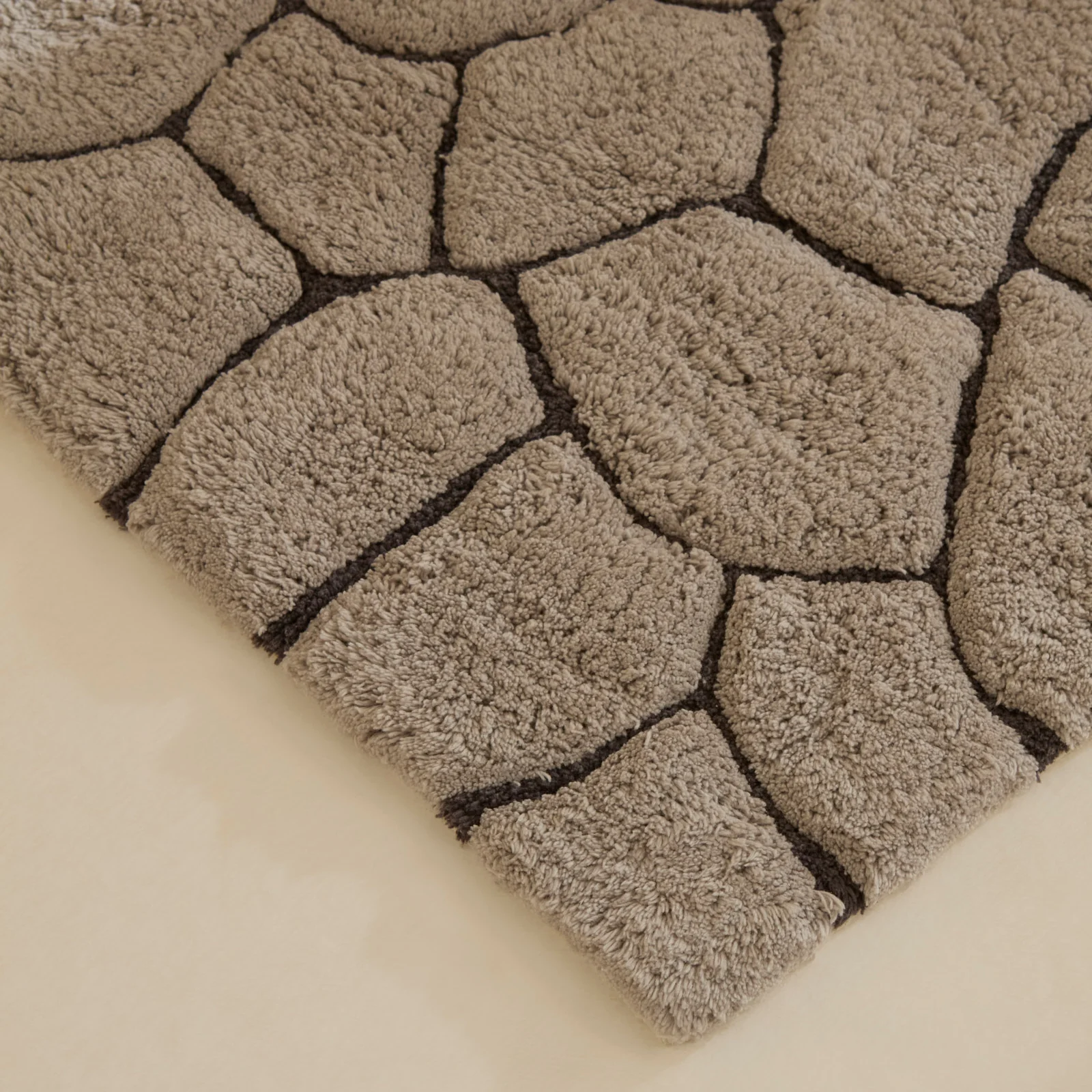 Karaca Stone Bath Mat, 50x80cm, Grey - Image 3