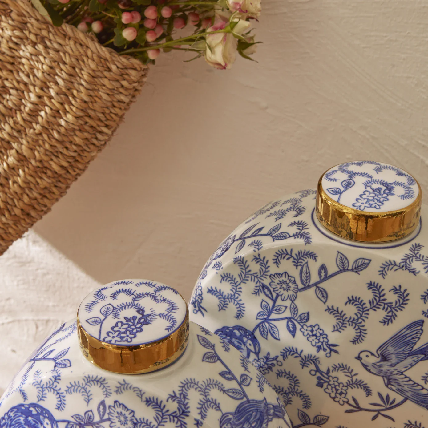 Karaca Home Lisbon Pol Decorative Jar, 28cm, Multi - Image 3