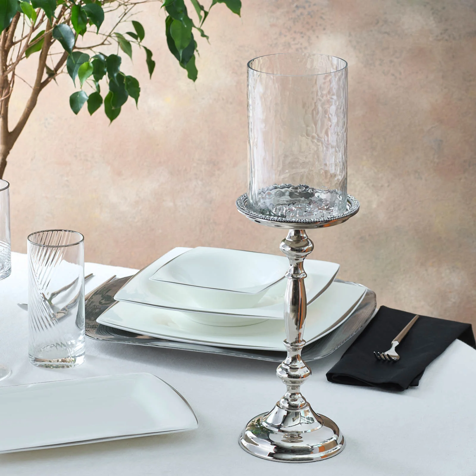 Karaca Home Majesty Candlestick, 40,75x10cm - Image 3
