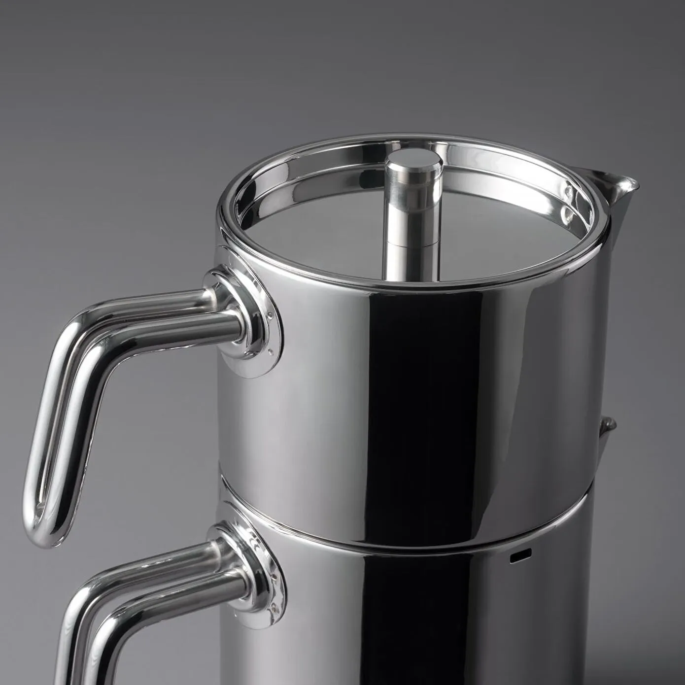 Jumbo Metalix Midi Full Metal Stainless Steel Induction Teapot, Midi, Silver - Image 2