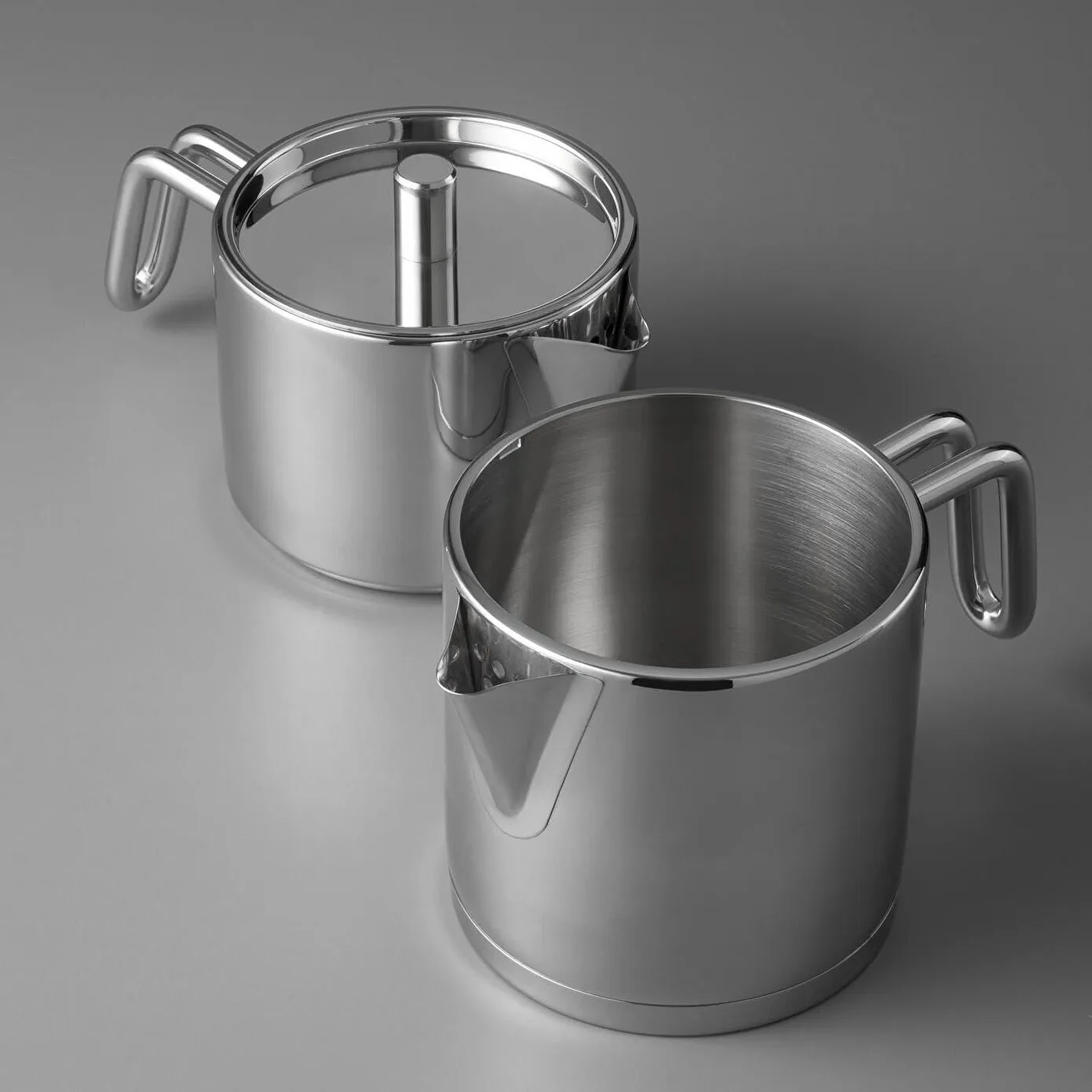 Jumbo Metalix Midi Full Metal Stainless Steel Induction Teapot, Midi, Silver - Image 4