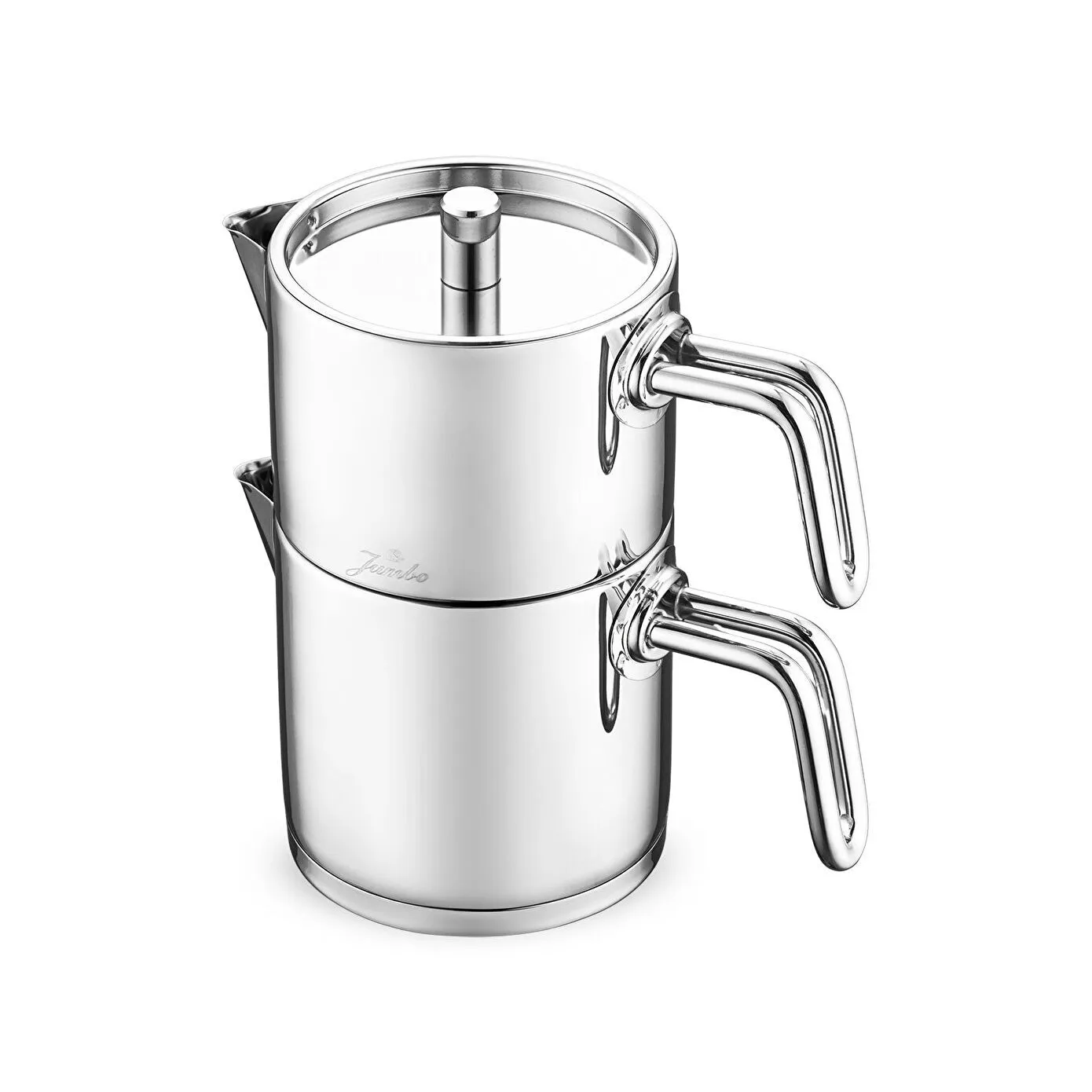 Jumbo Metalix Midi Full Metal Stainless Steel Induction Teapot, Midi, Silver - Image 6