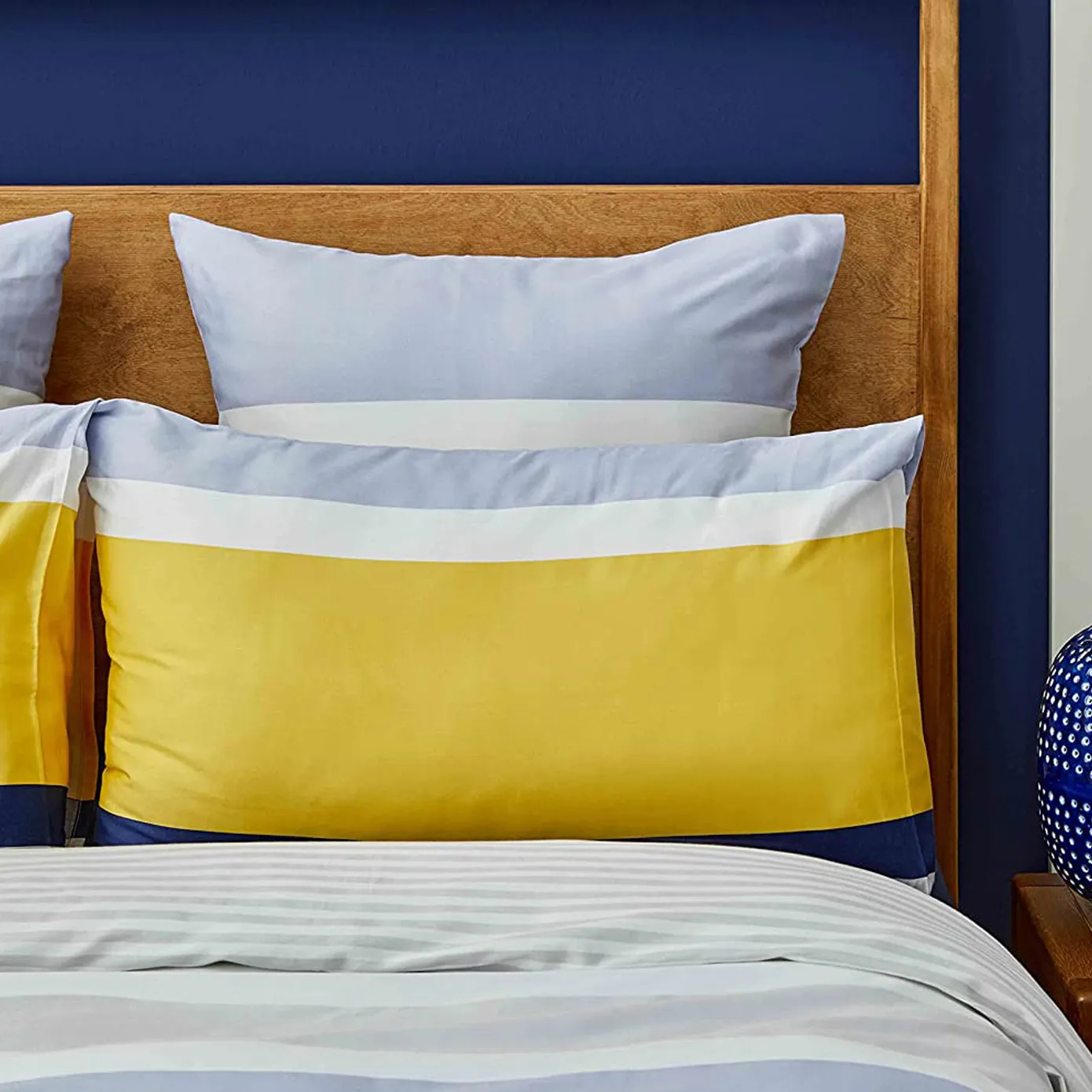 Nautica Home  Bold 100% Cotton Duvet Cover Set, Single, 140cmx200cm, Yellow Multi - Image 3