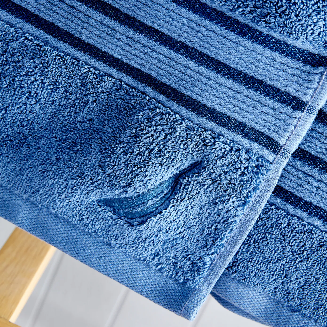Nautica Home Ocean 100% Turkish Cotton Bath Towel, 70cmx140cm, Azure - Image 5