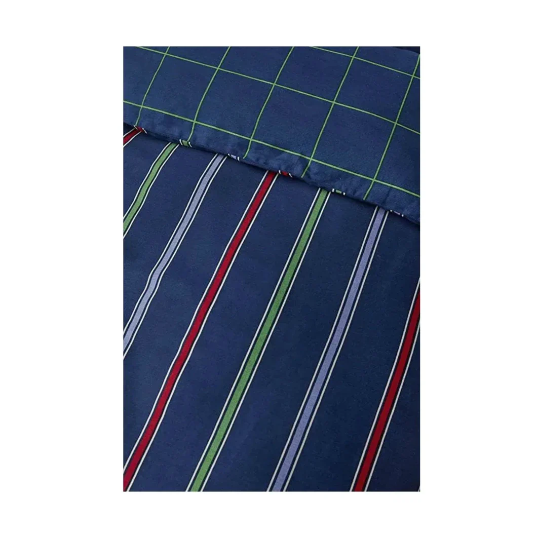 Nautica Home Ray 100% Cotton Duvet Cover Set, Double, 200cmx200cm, Navy Blue Multi - Image 3