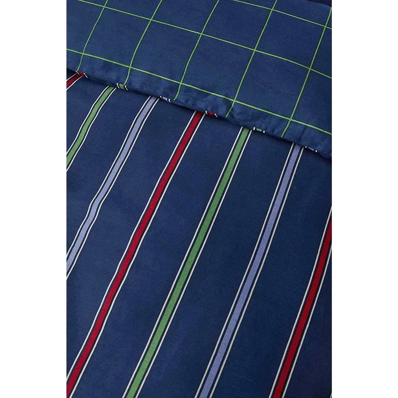 Nautica Home Ray 100% Cotton Duvet Cover Set, Super King, 260cmx220cm, Navy Blue Multi - Image 3