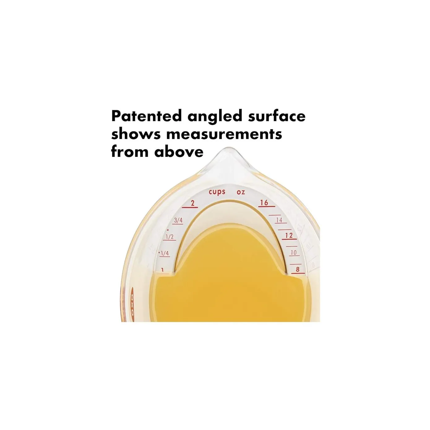 Oxo Angled Measuring Cup, 250ml, Black - Image 6