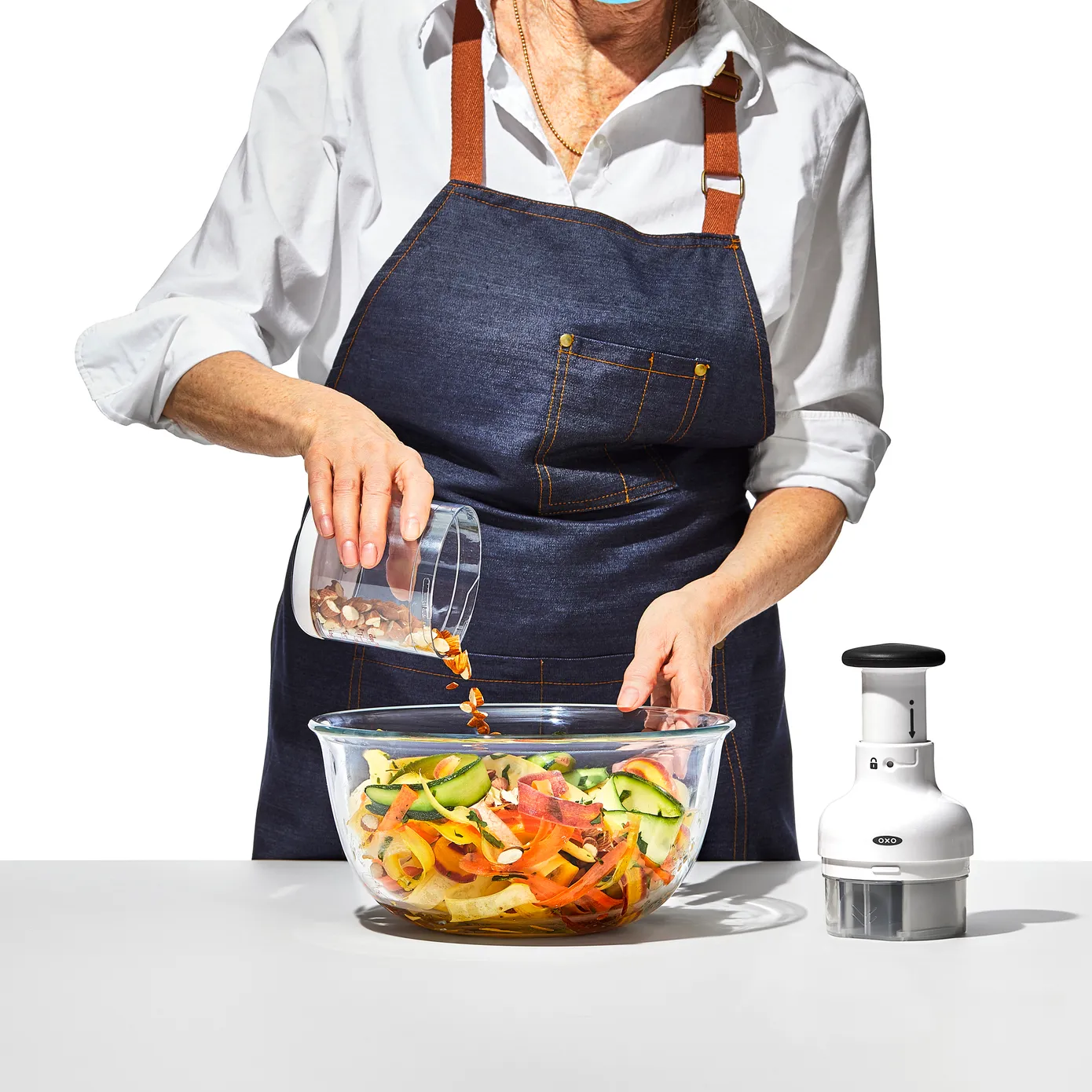 Oxo Chopper, 4.25cmx4.3cmx10.35cm, Black White - Image 8