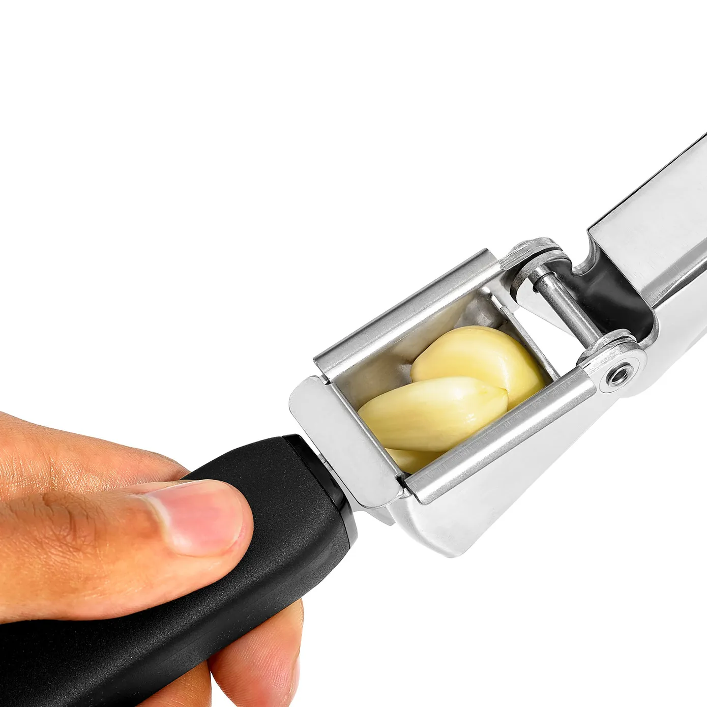 Oxo Garlic Press, Black - Image 5