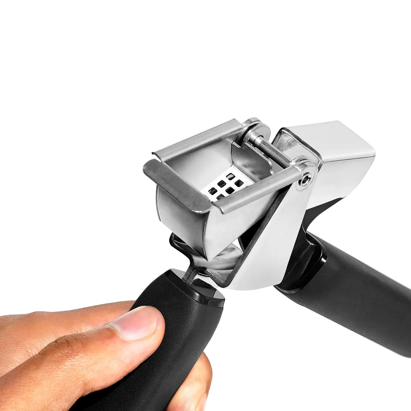 Oxo Garlic Press, Black - Image 6