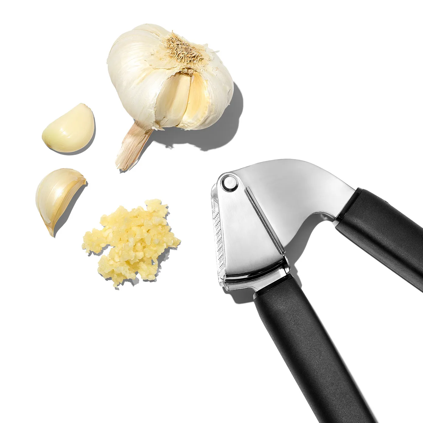 Oxo Garlic Press, Black - Image 9