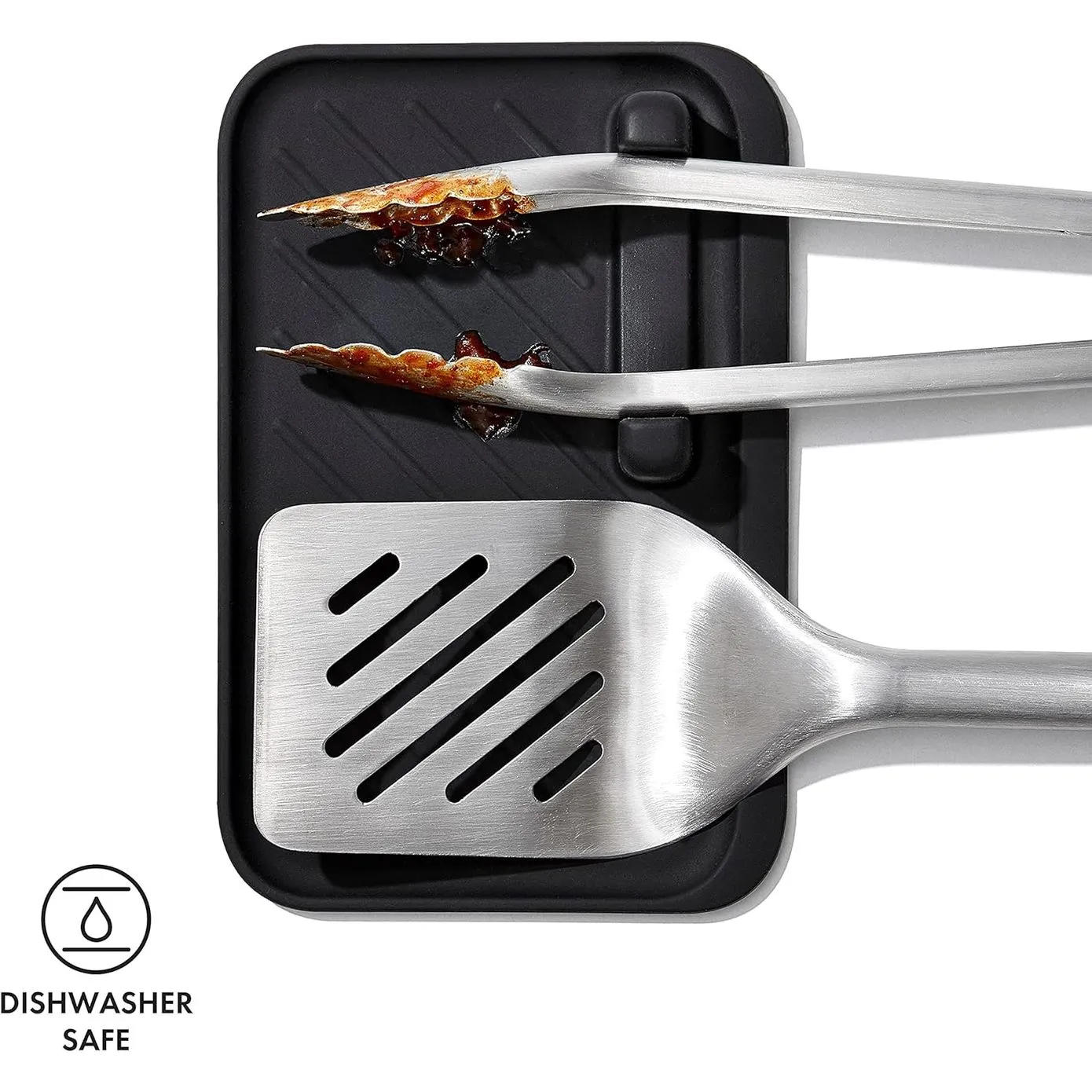 Oxo Good Grips 3-Piece Grilling Tool Set, Black Grey - Image 3